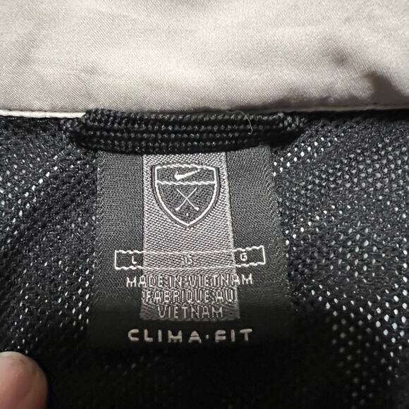 Nike Golf Windbreaker Jacket Mens Large Clima-FIT Black Performance - Picture 11 of 12